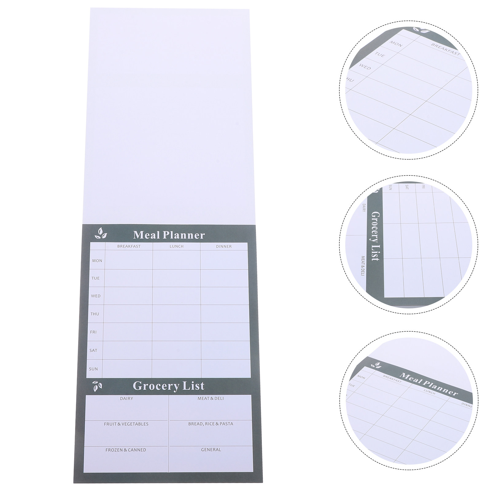 Nutrition Fitness Meals - Household Diet Notebook Planner Visual Meal