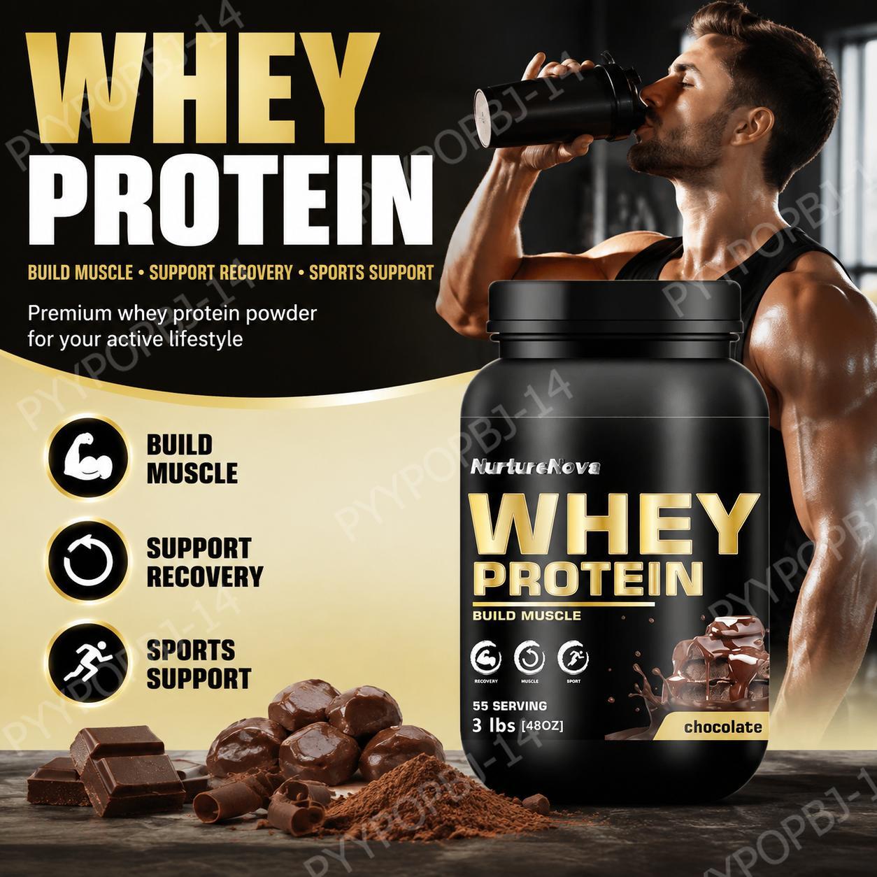 NurtureNova Chocolate Whey Pro - Fitness Nutrition Whey ulasan dan harga