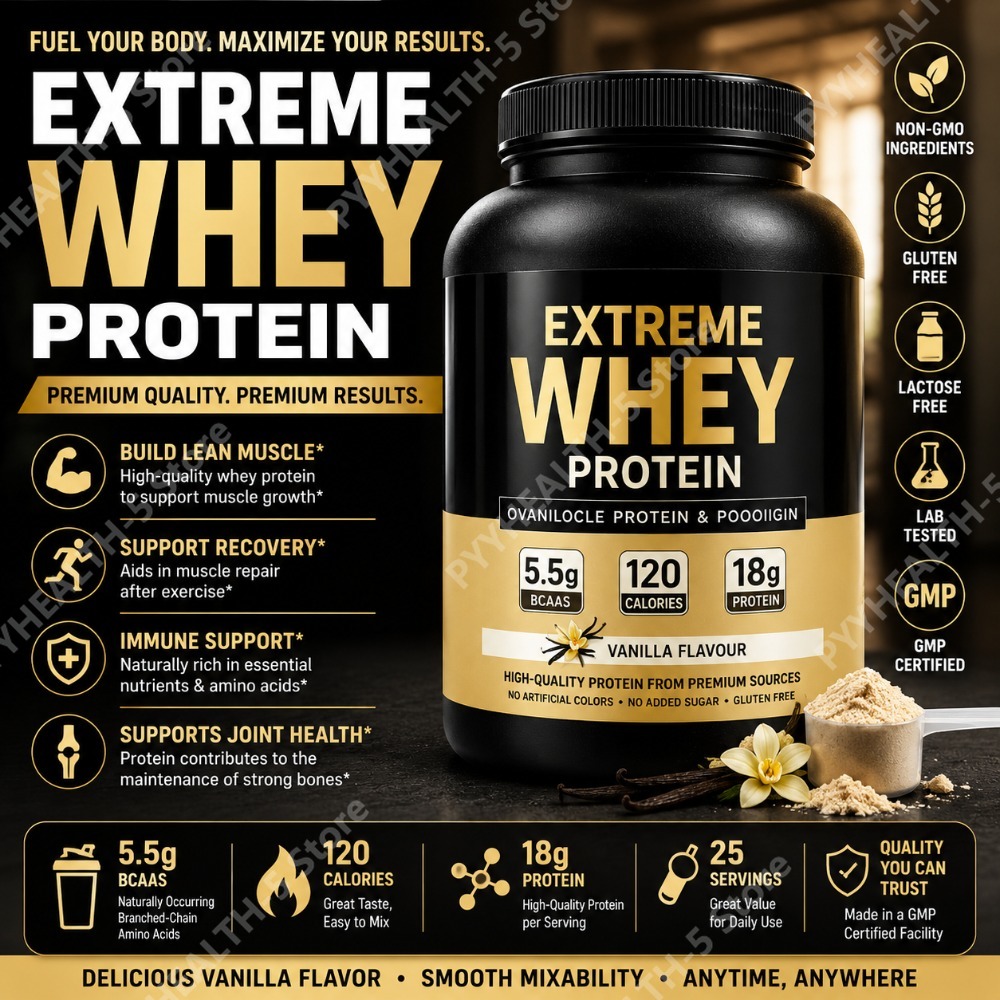 Vanilla Whey Protein Powder 2. - Fitness Nutrition Whey ulasan dan harga
