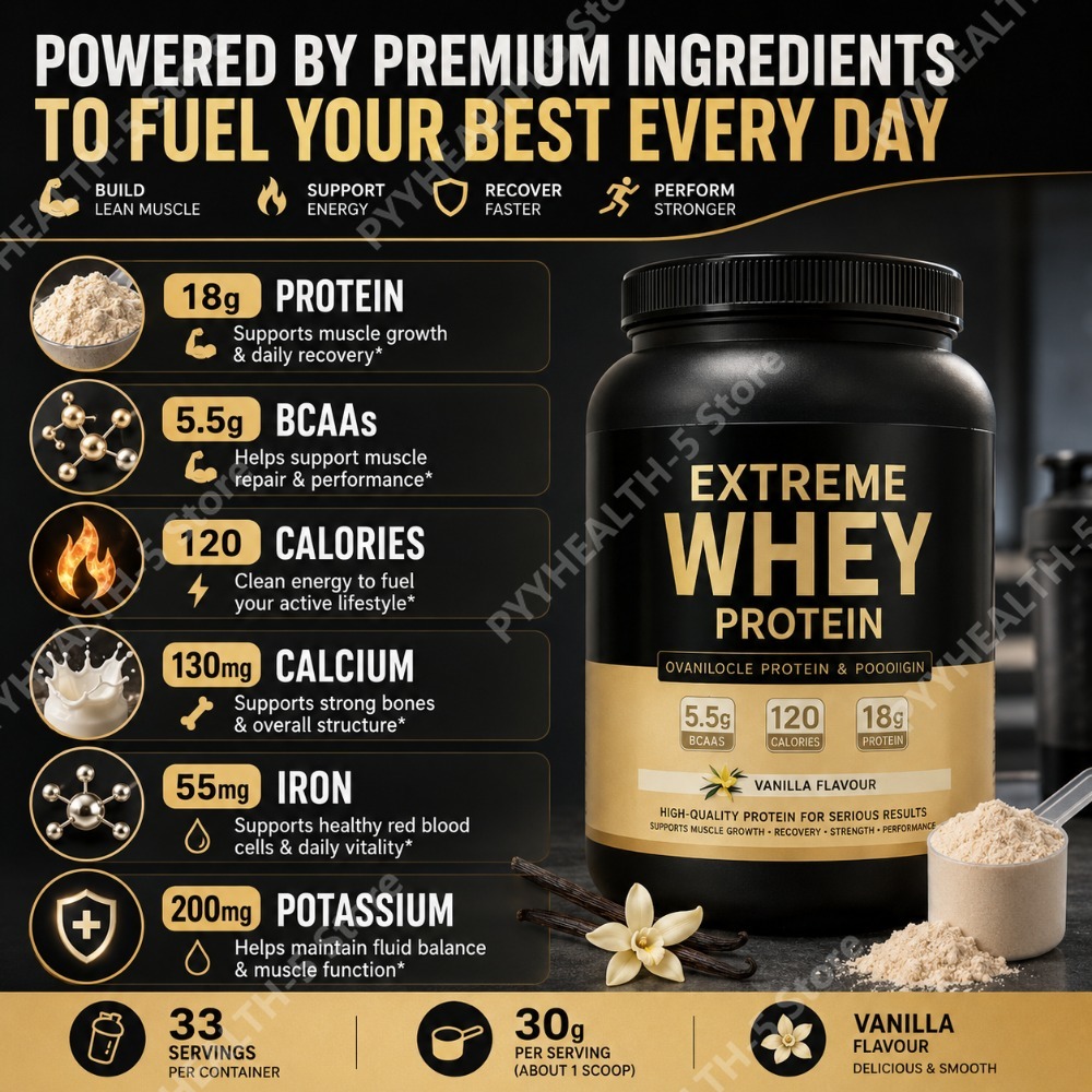 Vanilla Whey Protein Powder 2. - Fitness Nutrition Whey ulasan dan harga