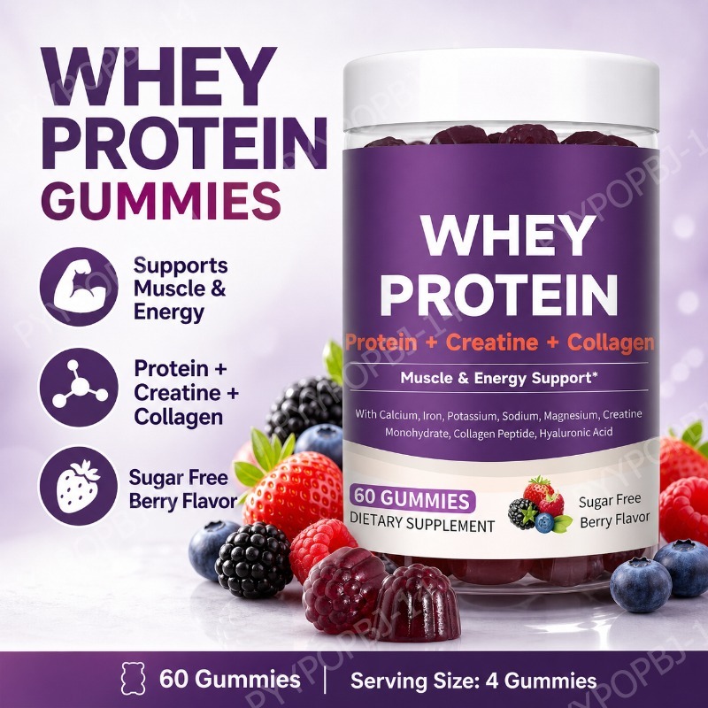 Protein Gummies with Whey Crea - Fitness Nutrition Whey ulasan dan harga