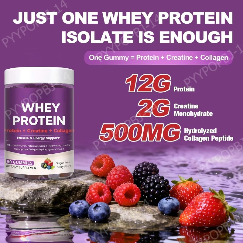 Protein Gummies with Whey Crea - Fitness Nutrition Whey ulasan dan harga