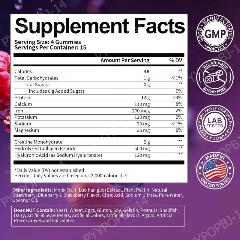 Protein Gummies with Whey Crea - Fitness Nutrition Whey ulasan dan harga