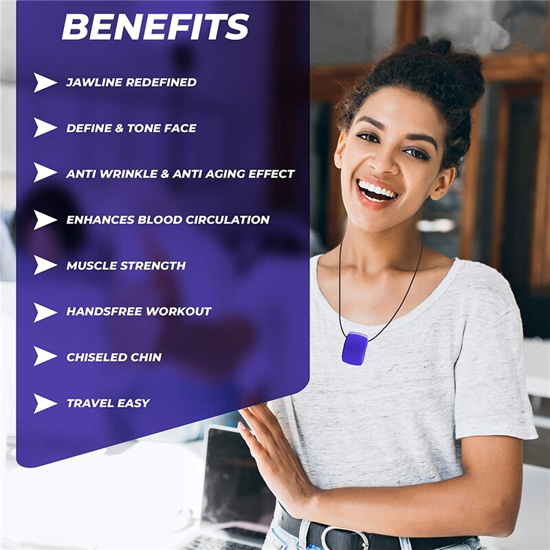 Jawline Exerciser Facial Jaw M - Nutrition For Fitness ulasan dan harga