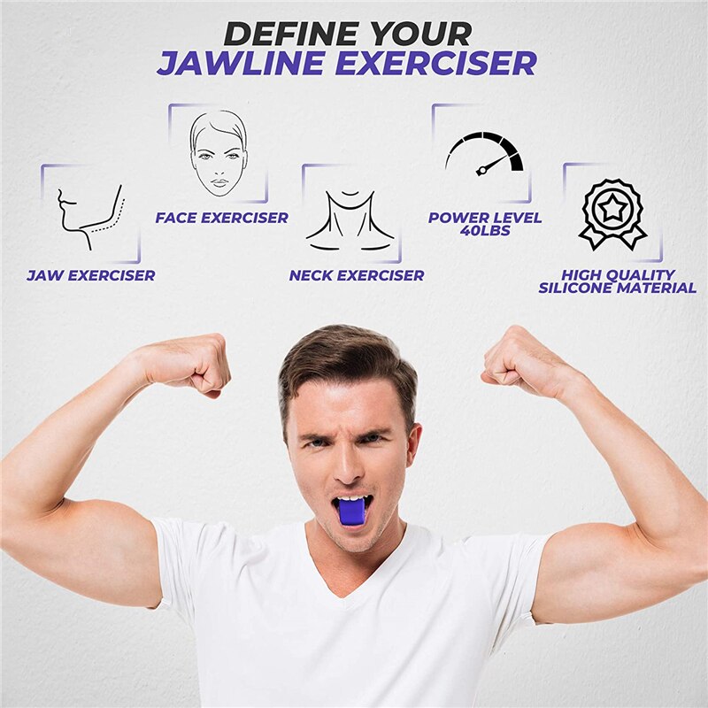 Jawline Exerciser Facial Jaw M - Nutrition For Fitness ulasan dan harga